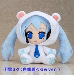 ボーカロイド ぬいぐるみストラップ(2) 雪ミク 白熊着ぐるみ ver.(中古品)