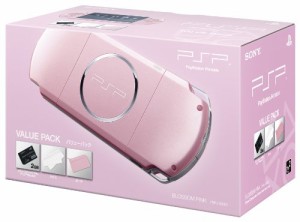 PSP「プレイステーション・ポータブル」バリューパック ブロッサム・ピンク(中古品)