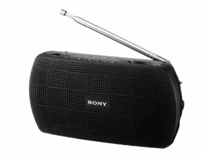 SONY ステレオポータブルラジオ ブラック SRF-18/B(中古品)