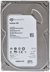 Seagate シーゲイト 内蔵ハードディスク Desktop HDD 1TB ( 3.5 インチ / S(中古品)