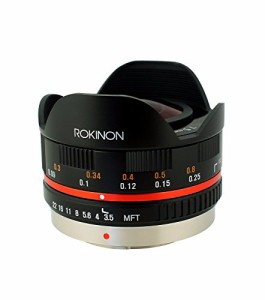 Rokinon FE75MFT-B 7.5mm F3.5 UMC 魚眼レンズ マイクロフォーサーズ (オリ(中古品)