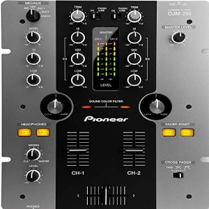 Pioneer DJミキサー ブラック DJM-250-K(中古品)