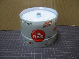 太陽誘電 That's DVD-Rデータ用 16倍速 4.7GB クールホワイト プリンタブル(中古品)