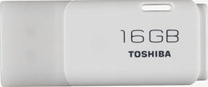 TOSHIBA USBメモリ 16GB USB2.0 キャップ式 ホワイト 1年 ()(中古品)