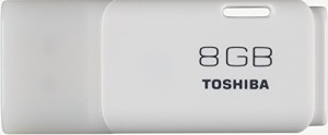 TOSHIBA USBメモリ 8GB USB2.0 キャップ式 ホワイト 1年 () (中古品)