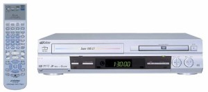 ビクター (Victor) DVDプレーヤー 一体型S-VHSビデオ HR-DS1(中古品)