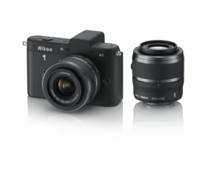 Nikon ミラーレス一眼カメラ Nikon 1 (ニコンワン) V1 (ブイワン) ダブルズ(中古品)