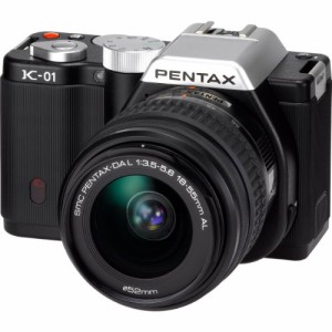 PENTAX ミラーレス一眼カメラ K-01ズームレンズキット ブラック/ブラック K(中古品)