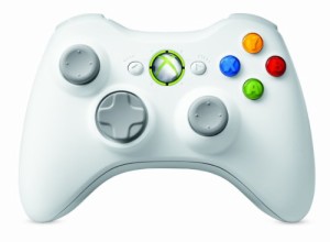 Xbox 360 ワイヤレス コントローラー (ピュア ホワイト)(中古品)