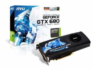 MSI NVIDIA GeForce GTX680 搭載ビデオカード N680GTX-PM2D2GD5 日本正規代(中古品)