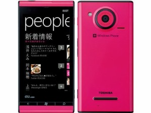 au IS12T Windows Phone (ピンク) マゼンタ白ロム(中古品)