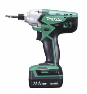 マキタ(Makita) 充電式インパクトドライバ 14.4V バッテリー2個付き M695DW(中古品)