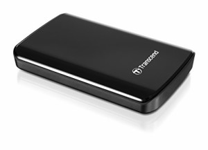 Transcend USB3.0/2.0 2.5インチ ポータブルHDD 耐衝撃 D3シリーズ 1TB ブ (中古品)