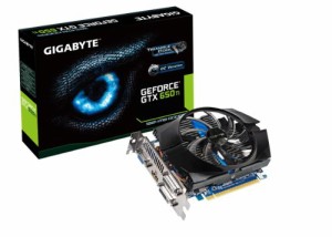 GIGABYTE グラフィックボード NVIDIA GeForce GTX650Ti 1GB PCI-E GV-N65TO(中古品)