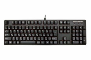 SteelSeries Red switches採用ゲーミングキーボード 6Gv2 Red Switch Japan(中古品)