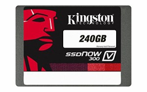 キングストン Kingston SSD 240GB 2.5インチ SATA3 MLC NAND採用 SSDNow V3(中古品)