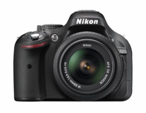 Nikon デジタル一眼レフカメラ D5200 レンズキット AF-S DX NIKKOR 18-55mm(中古品)