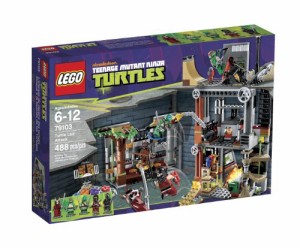 LEGO 79103 Turtle Lair Attack レゴ ミュータント タートルズ(中古品)