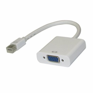 Vodaview PCモニタ対応 MiniDisplayPort to VGA変換アダプタ 白(中古品)