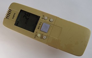 サンヨー エアコンリモコン RCS-VR8B(中古品)