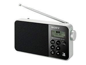 ソニー ラジオ XDR-55TV : FM/AM/ワンセグTV音声対応 おやすみタイマー搭載(中古品)