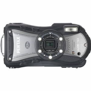 PENTAX 防水デジタルカメラ PENTAX WG-10 ブラック 1cmマクロ マクロスタン(中古品)