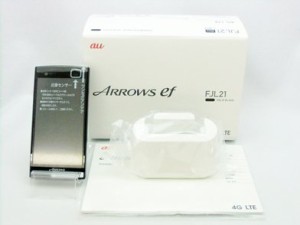 ARROWS ef FJL21 au [ソリッドブラック](中古品)