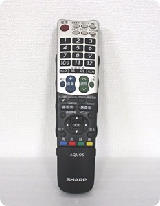 シャープ 液晶テレビ用 リモコン GA814WJSA(中古品)