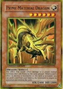 M02 GLD2-1185 遊戯王 英語版 GLD2-EN032 Prime Material Dragon マテリア (中古品)