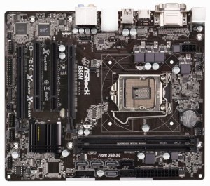 ASRock マザーボード (HASWEL対応)  B85 M-ATX USB3.0 B85M(中古品)