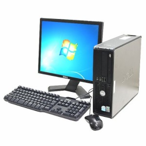 中古 Win7搭載 デスクトップパソコン DELL Optiplex745SFF Core2Duo 2GB 16(中古品)