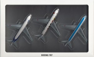 ANA ゆめジェット就航記念 BOEING767フィギュアセット　［機内販売限定商品(中古品)