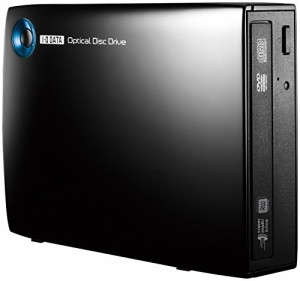 I-O DATA USB2.0接続 DVD-R 24倍速書き込み対応 外付型DVDドライブ DVR-UA2(中古品)