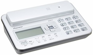 パイオニア DECTフルコードレス留守番電話 ホワイト TF-FA70S-W(中古品)