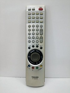 東芝 テレビモコン CT-90048(中古品)