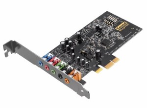 Creative ハイレゾ対応 サウンドカード Sound Blaster Audigy Fx PCI-e SB-(中古品)