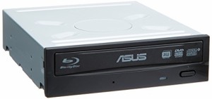 ASUSTek Windows10対応 M-DISC対応 BD-R 16倍速書込 SATA接続 BD/DVD/CD再 (中古品)