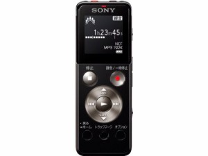 SONY ステレオICレコーダー FMチューナー付 4GB ブラック ICD-UX543F/B(中古品)