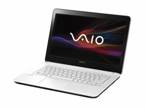 ソニー VAIO ノートパソコン Fit 14E 14型ワイド液晶 ホワイト intel Penti(中古品)