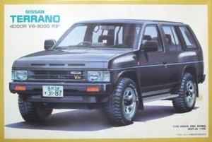 アオシマ 1/24 日産　テラノ　4ドア　V6-3000R3M(中古品)