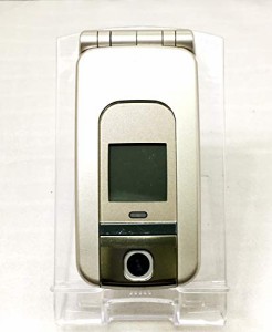 富士通 FOMA F882iES らくらくホンIII　ゴールド(中古品)