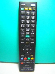 三菱電機 液晶テレビリモコン RL18901(中古品)