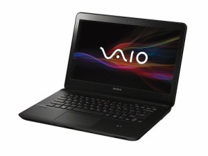 ソニー VAIO ノートパソコン Fit 14E 14型ワイド液晶 ブラック intel Core (中古品)