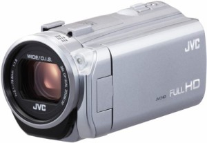 JVCKENWOOD JVC ビデオカメラ EVERIO 内蔵メモリー16GB シルバー GZ-E745-S(中古品)