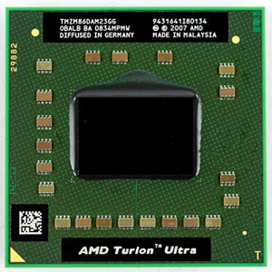 AMD Turion X2 Ultra モバイル デュアルコア CPU ZM-86 2.4GHz ソケット S1(中古品)