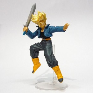 HGPLUS アクションポーズ ドラゴンボールZ ガシャポン 超サイヤ人トランク (中古品)