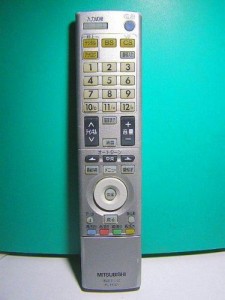 三菱 液晶テレビリモコン RL14101(中古品)