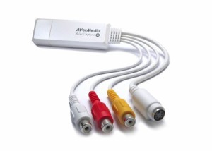 AVerMedia USBゲームキャプチャー AVT-C039 パソコンでTVゲームを楽しめる (中古品)
