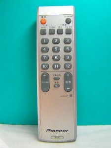 パイオニア テレビリモコン AXD1487(中古品)