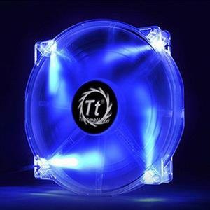 Thermaltake Pure 20 LED/Fan/200mm/800rpm/Black/LED Blue ケースクーラー(中古品)